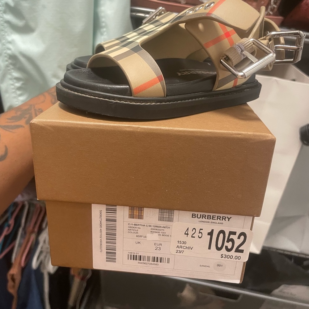 Burberry sandals